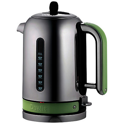 Dualit Made to Order Classic Kettle Stainless Steel/Pale Green Matt